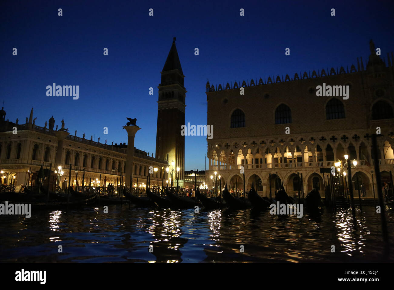 Venedig bei Sonnenuntergang Stockfoto