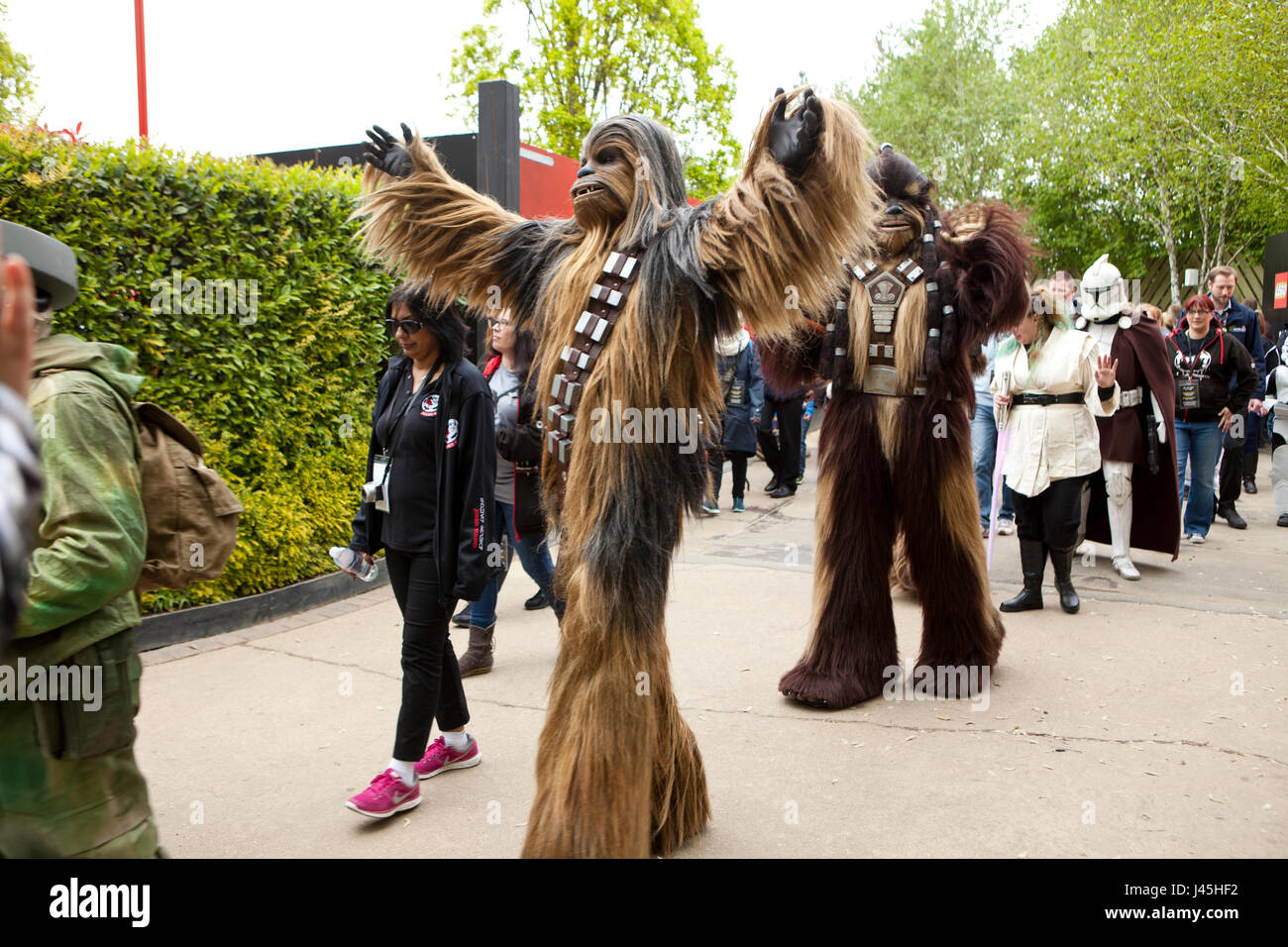 Nationalen Star Wars Day-Parade am Legoland UK Berkshire Stockfoto