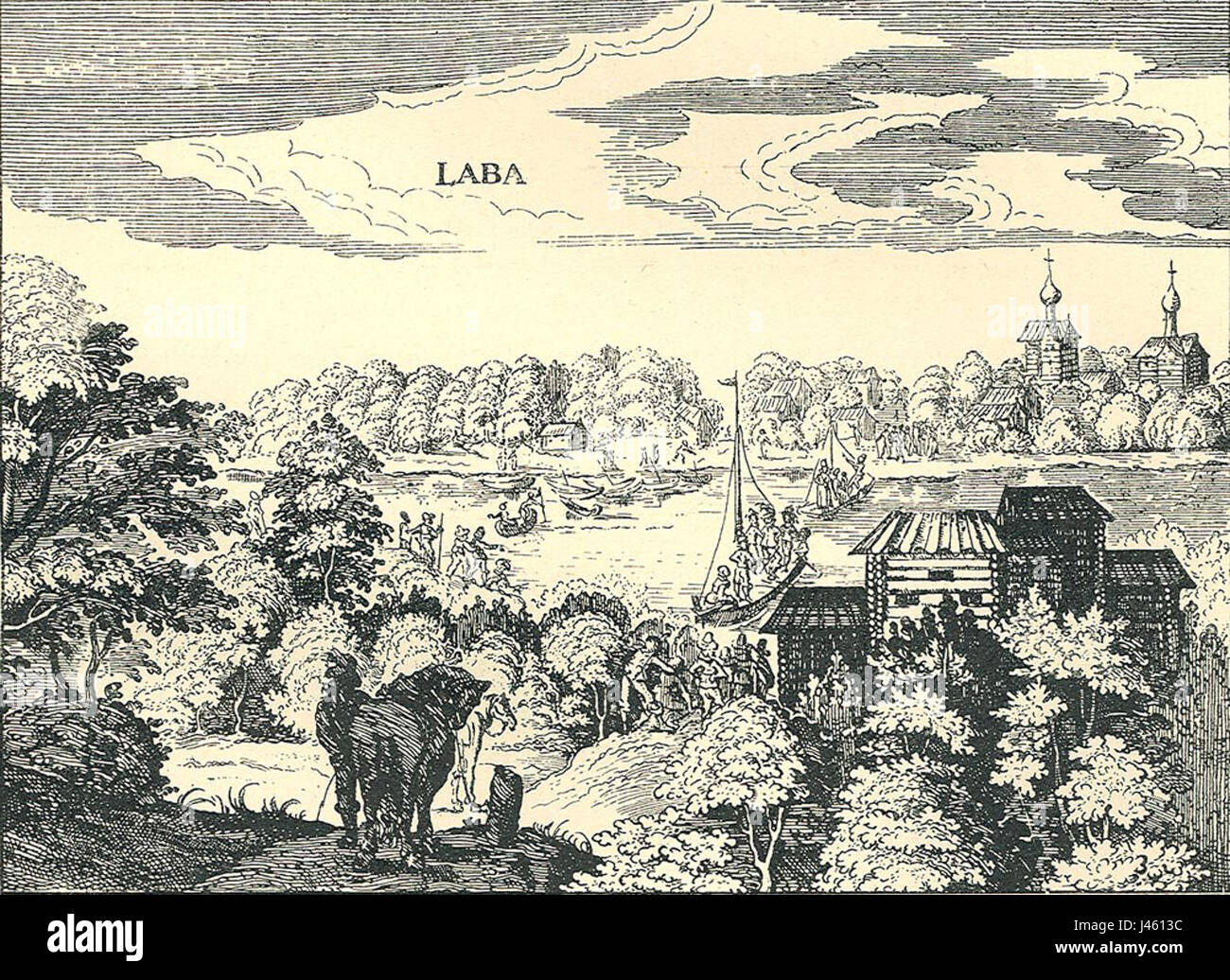 Olearius LABA ist ein Name, der wahrscheinlich mit einer historischen Figur oder einem historischen Ort in Verbindung gebracht wird, obwohl spezifische Details nicht ohne weiteres verfügbar sind. Sie könnte sich auf eine prominente Person, einen Ort oder ein kulturelles Element aus einem bestimmten historischen oder regionalen Kontext beziehen. Stockfoto