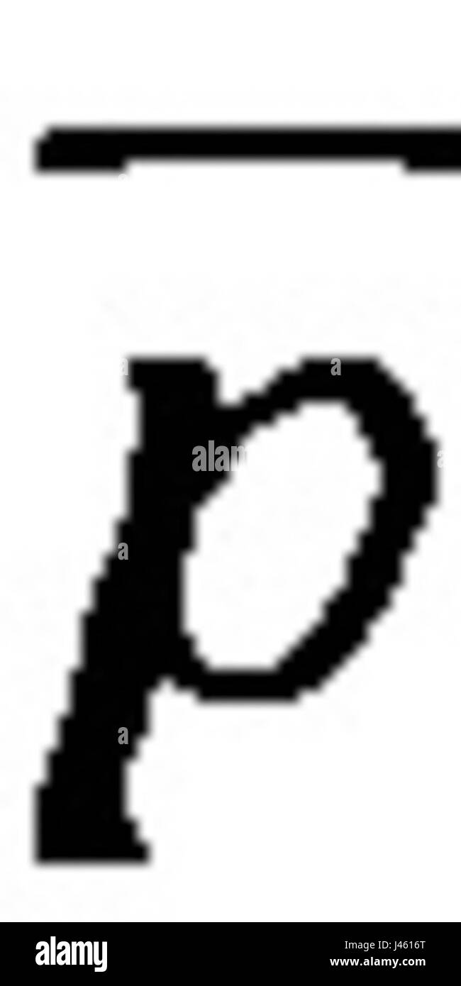 Eine kurze Referenz oder ein Titel, die sich auf ein Werk oder Artefakt beziehen kann, das einfach als „P“ bezeichnet wird und sich möglicherweise auf ein bestimmtes Thema, ein bestimmtes Kunstwerk oder ein historisches Stück bezieht. Stockfoto