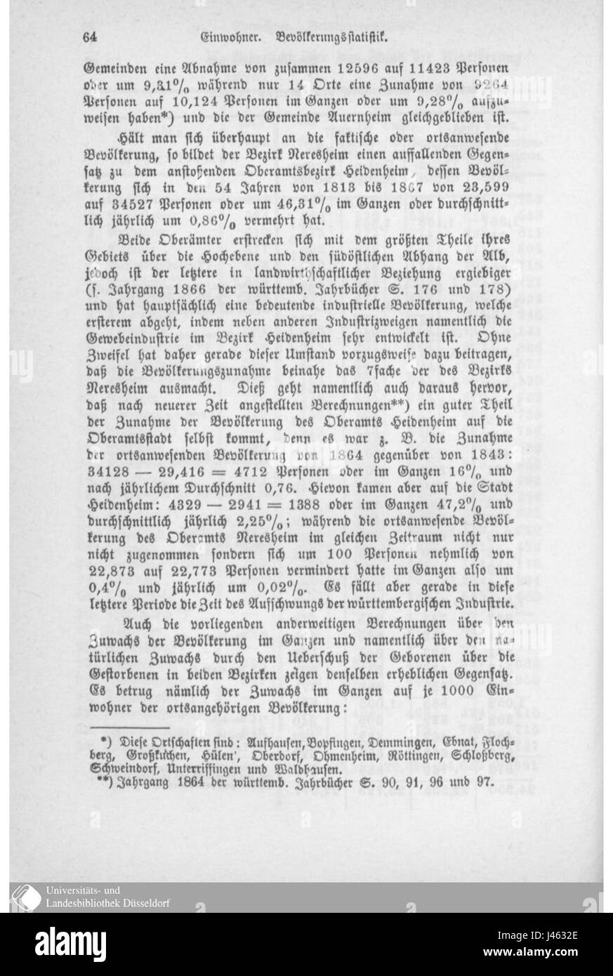 Dies bezieht sich auf ein bestimmtes Archivgut oder historisches Dokument, das sich auf das Oberamt Neresheim bezieht, möglicherweise aus einer deutschen Sammlung oder einem Archiv. Stockfoto