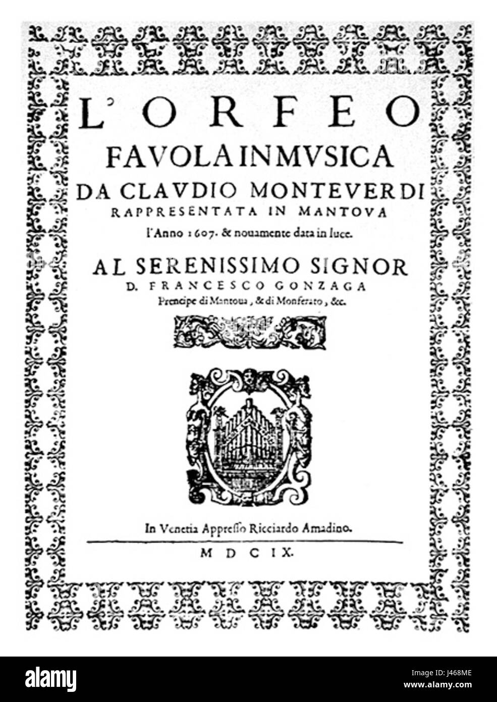 Orfeo, eine berühmte Oper von Christoph Willibald Gluck, erzählt die tragische mythologische Geschichte von Orpheus, der versucht, seine Frau Eurydice aus der Unterwelt zu holen. Die Oper zeigt Themen wie Liebe, Verlust und Schicksal, wobei der Schwerpunkt auf Orpheus musikalischen Fähigkeiten und emotionaler Reise liegt. Stockfoto