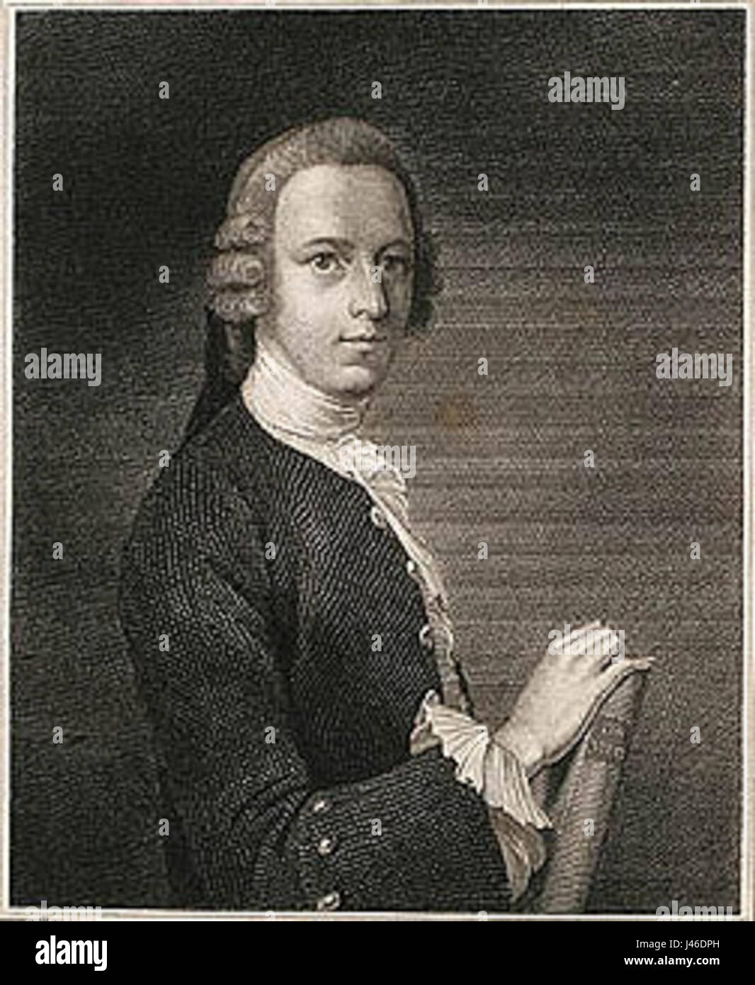 Nicholas Revett war ein britischer Architekt und Zeichner, der für seine Arbeiten zur antiken griechischen Architektur bekannt war. Seine Studien und Zeichnungen haben die klassische Architekturforschung beeinflusst. Stockfoto