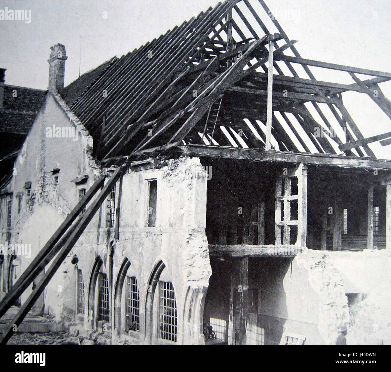 Oetenbach Abbruch Stockfoto