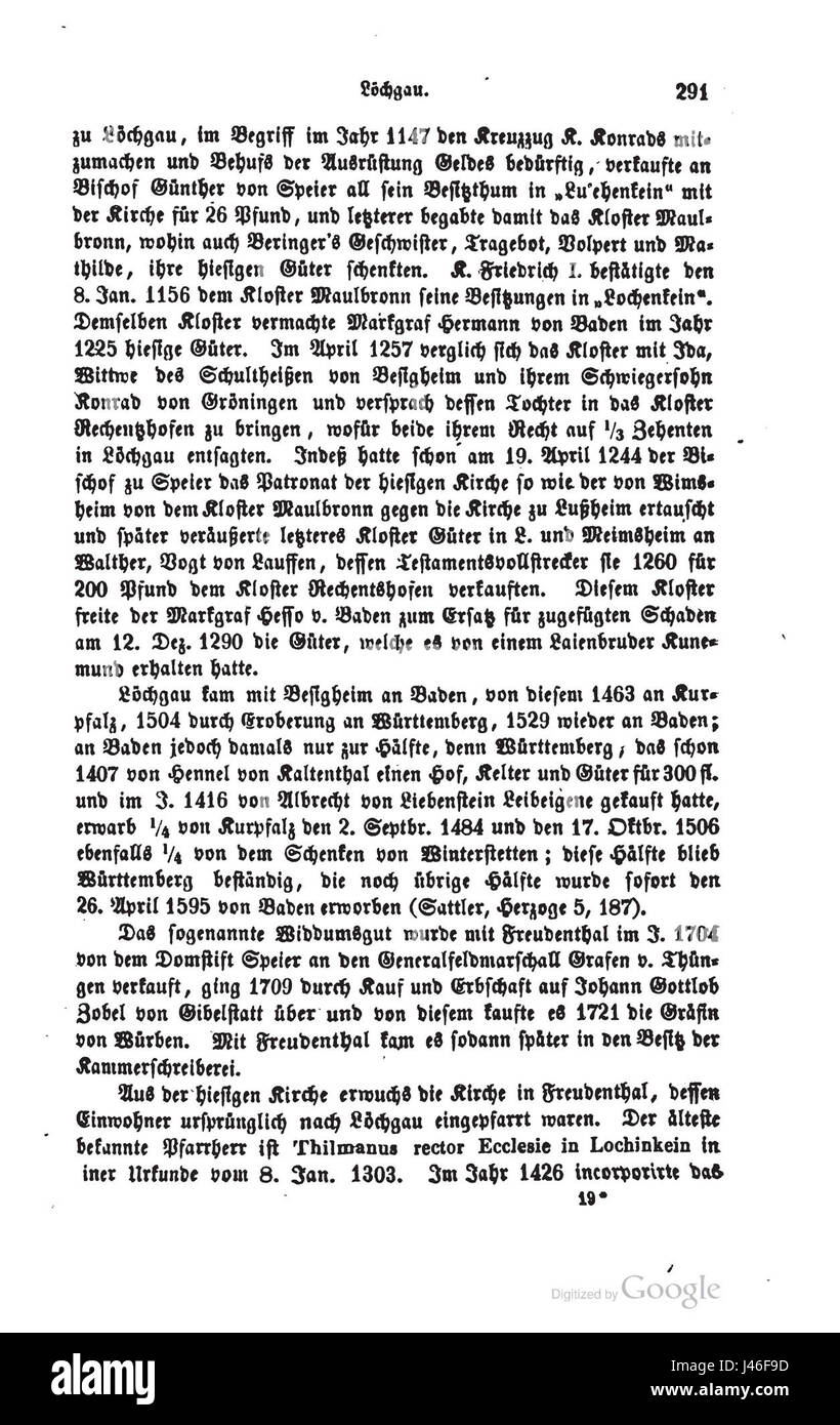 Ein historischer Bezug auf die Stadt Besigheim, Deutschland, möglicherweise in Bezug auf Architektur oder lokale Entwicklungen. Stockfoto