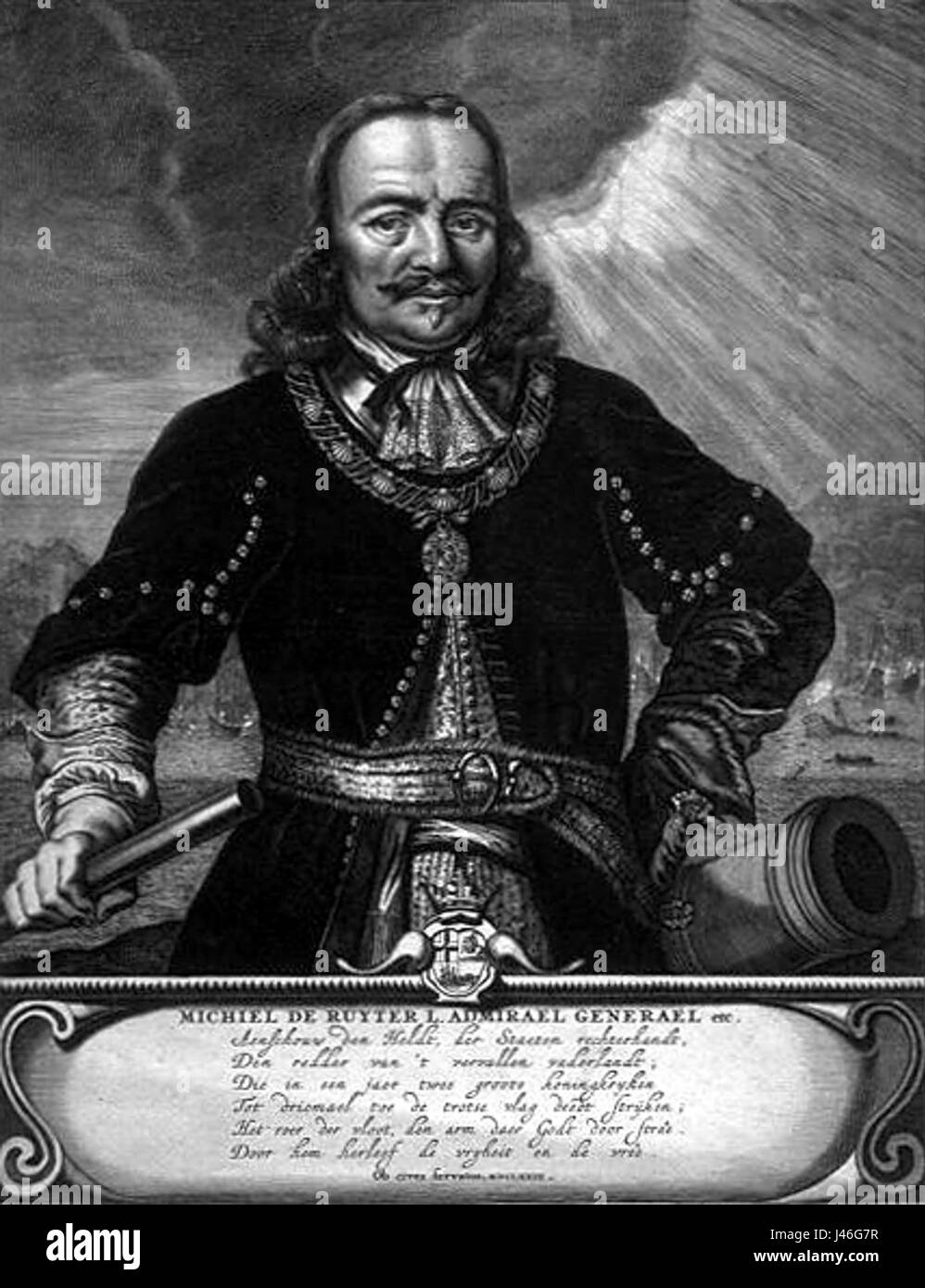 Michiel de Ruyter war ein niederländischer Admiral im 17. Jahrhundert ... Michiel de Ruyter war ein niederländischer Admiral im 17. Jahrhundert ...