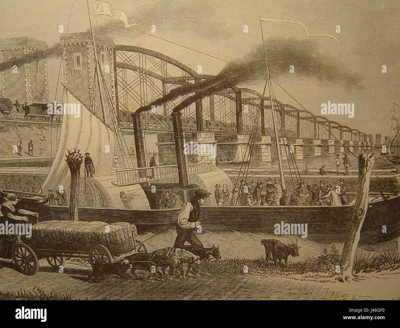 Moerdijk Stockfoto