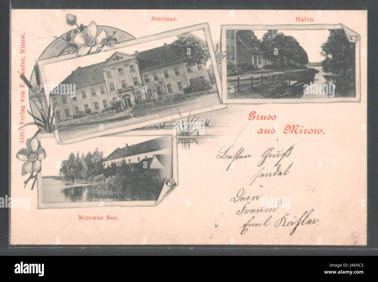 Dies bezieht sich wahrscheinlich auf ein Dokument oder einen Datensatz aus dem Jahr 1899, das möglicherweise von Mirow verfasst wurde oder mit ihm in Verbindung steht. Es kann sich um ein historisches Dokument oder eine wissenschaftliche Arbeit aus diesem Jahr handeln. Stockfoto