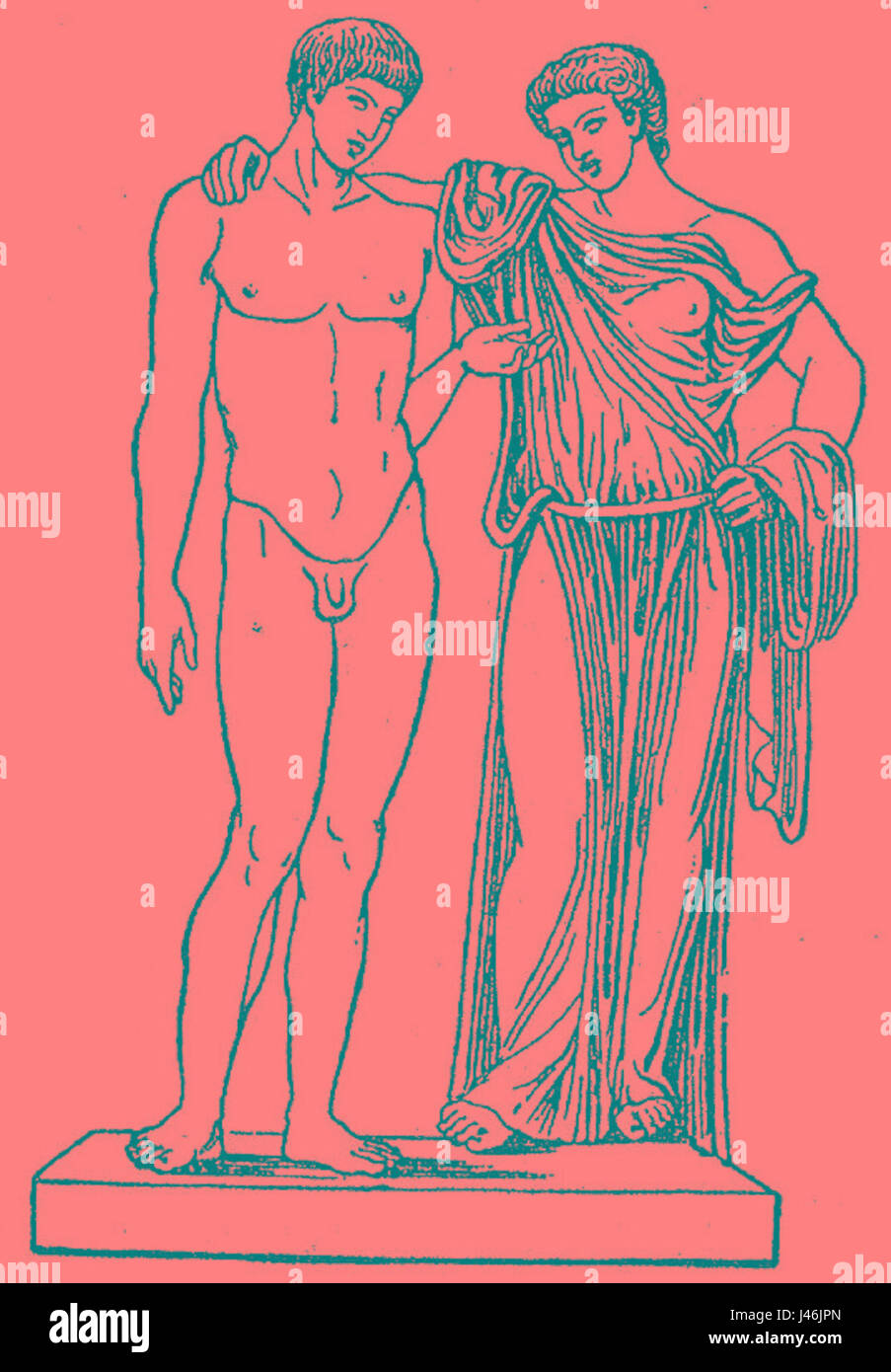 OrestesElectra Stockfoto