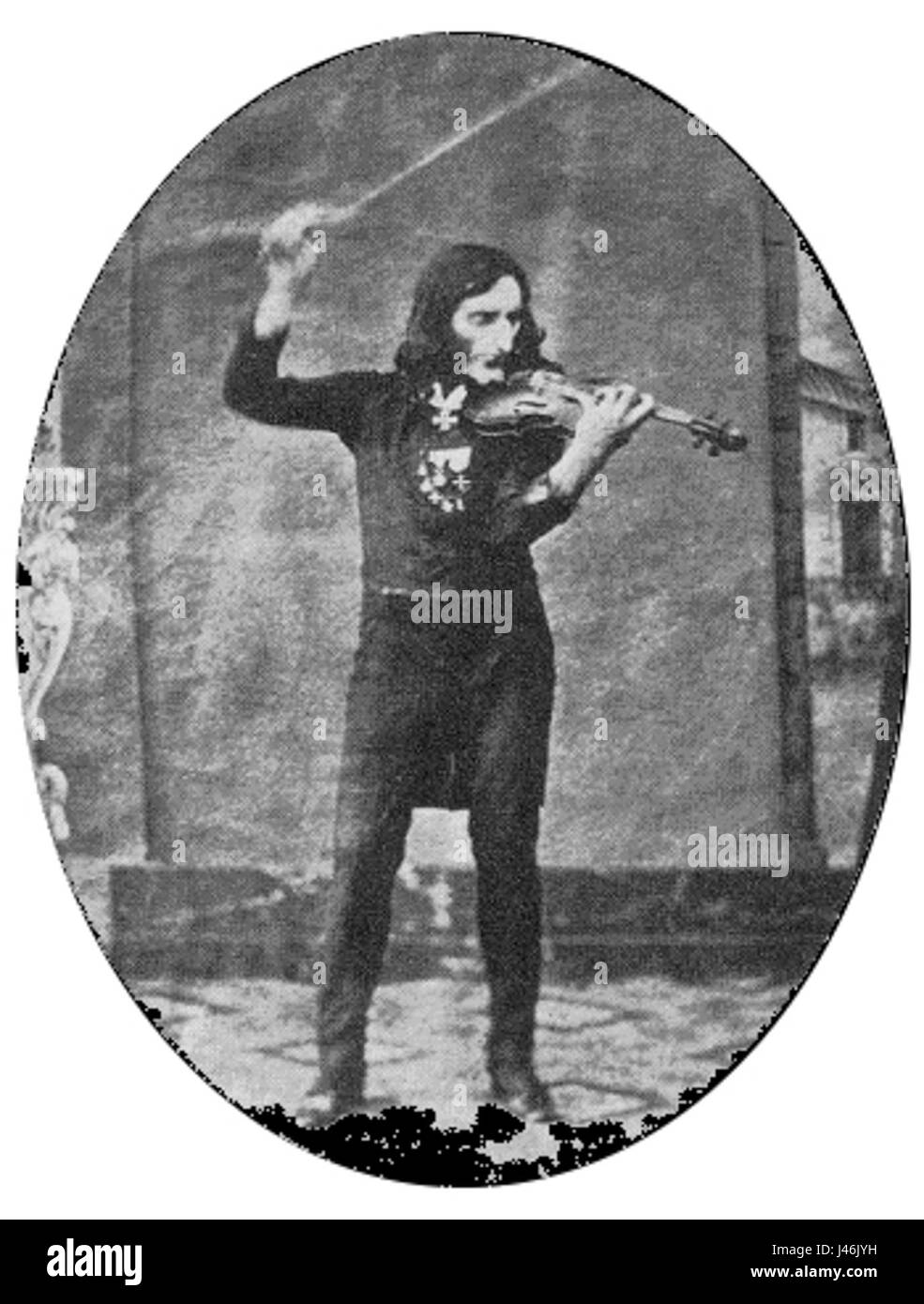 Nicolo Paganini Stockfoto