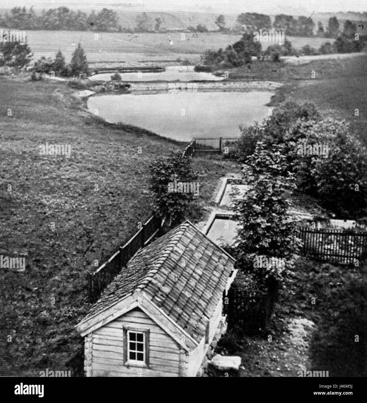 Nord isdammer Stockfoto