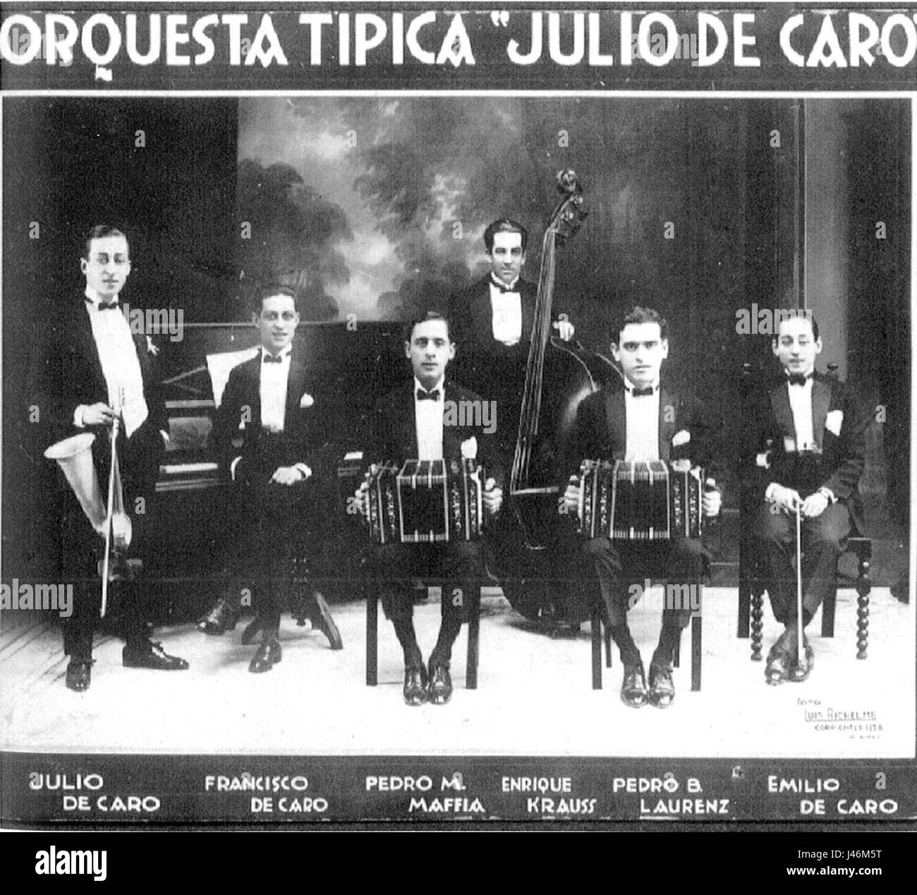 Orquesta Tipica Julio de Caro Stockfoto