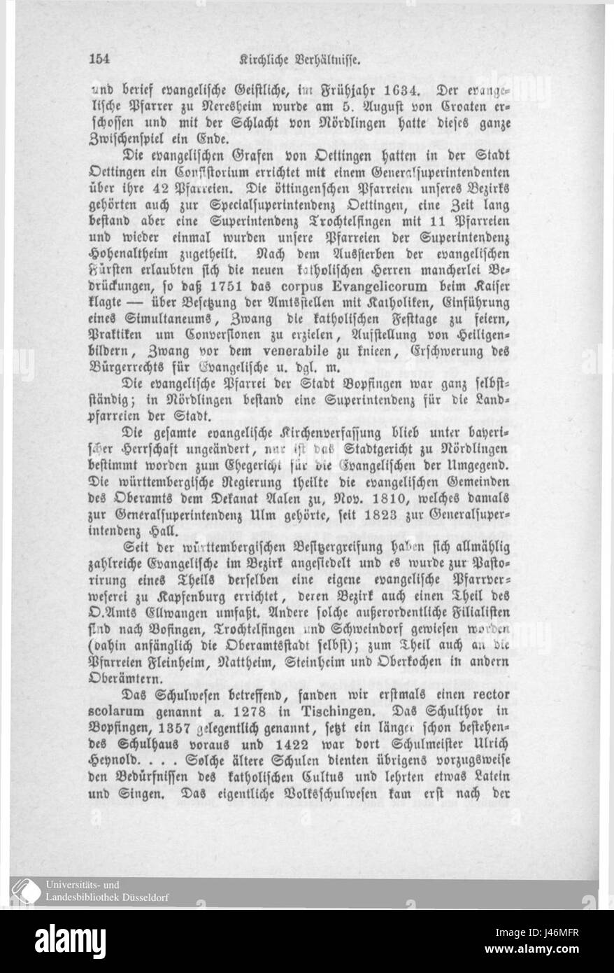 Historischer Regierungsbezirk im Osten von WÃ¼rttemberg, 1934 in Kreis Neresheim umbenannt, später in Landkreis Aalen und Landkreis Heidenheim aufgeteilt. Stockfoto