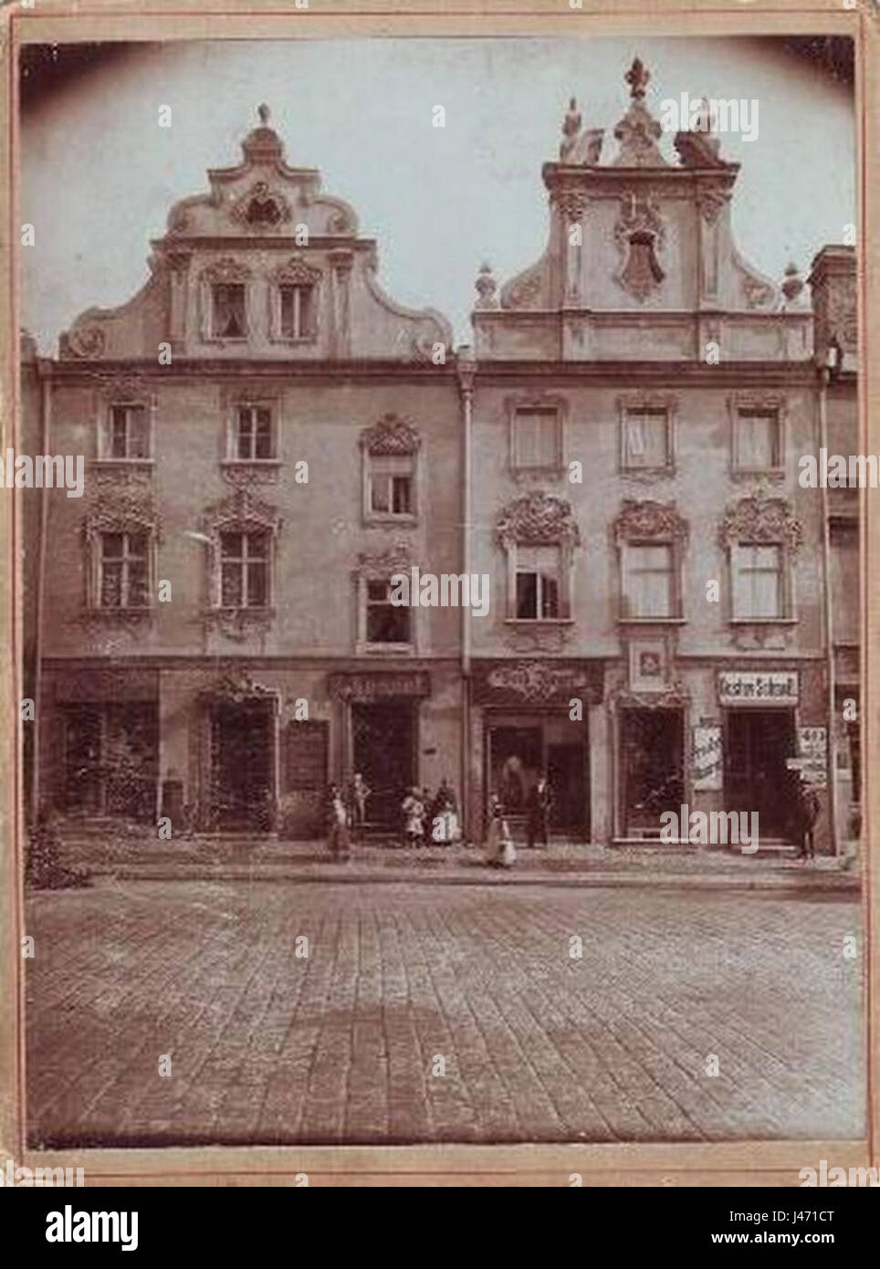 Opole Rynek 30 31 1890 Stockfoto