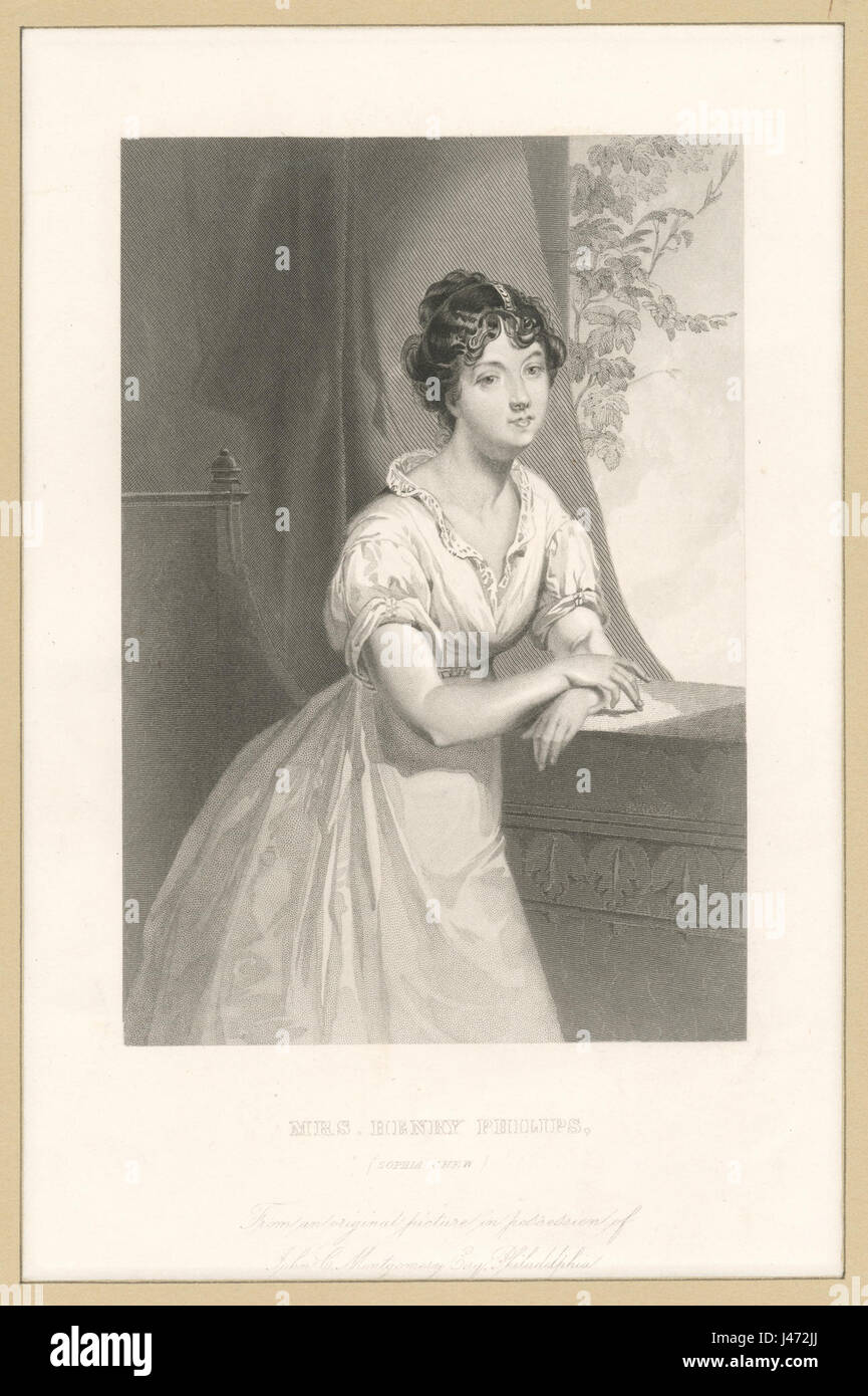 Frau Henry Philips (Sophia Chew) (NYPL b12349150 421690) Stockfoto