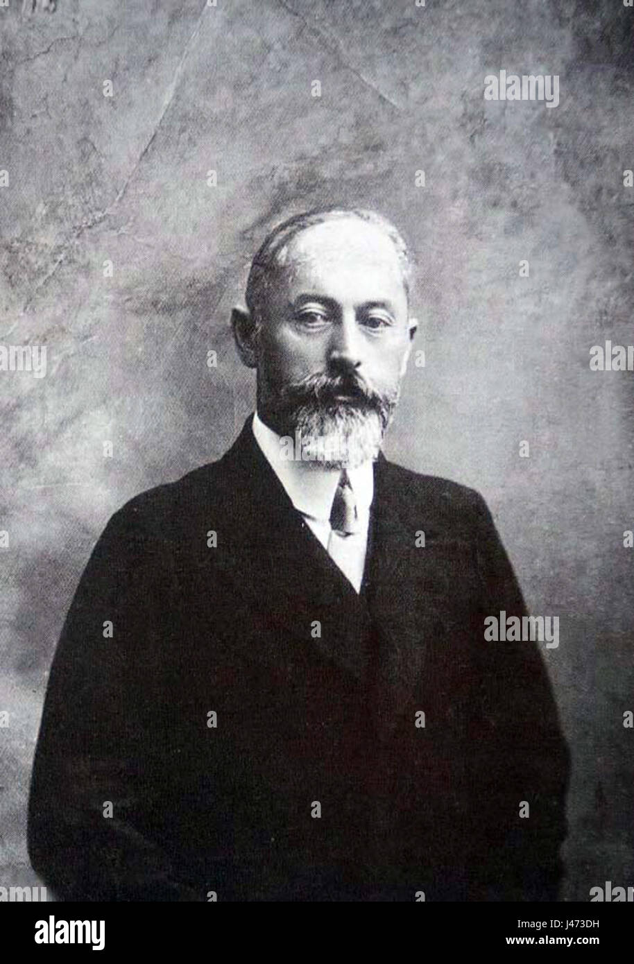 NOE Schordania war ein georgischer Politiker, der im 20. Jahrhundert, insbesondere in der Zeit zwischen den Kriegen, eine wichtige Rolle in der politischen Landschaft des Landes spielte. Stockfoto