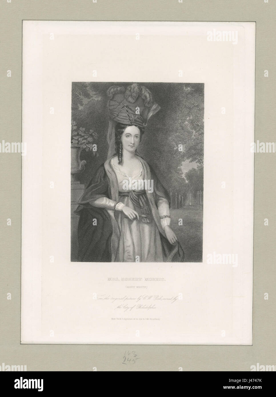 Frau Robert Morris (Mary White) (NYPL b13049824 424693) Stockfoto