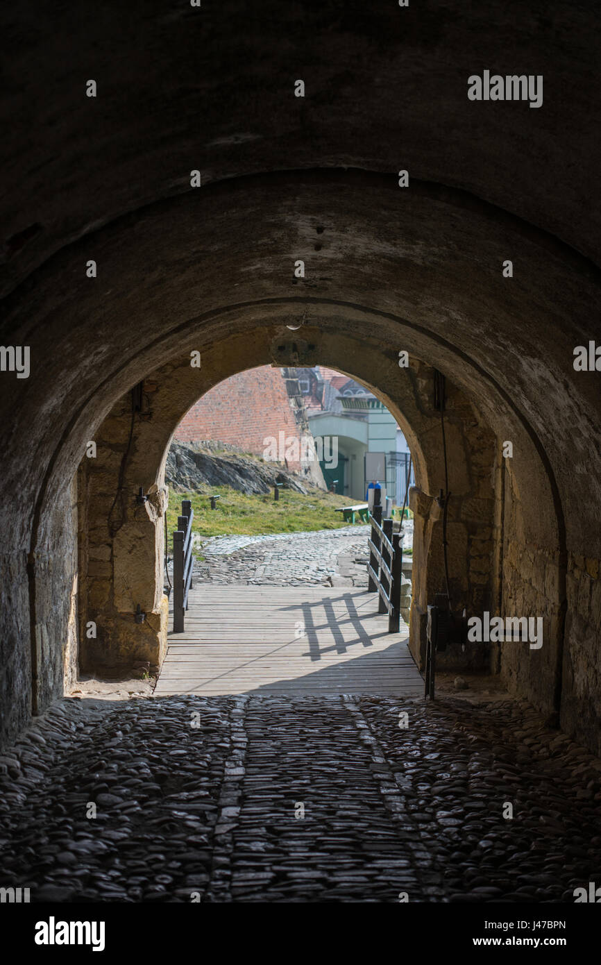 Durchgang in der Festung Glatz - Polen Stockfoto Durchgang in der Festung Glatz - Polen Stockfoto