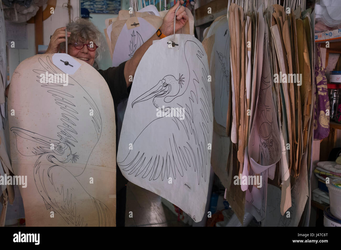 Lilo Nido Inhaber und Designer des Art Fabrik eine Boutique mit