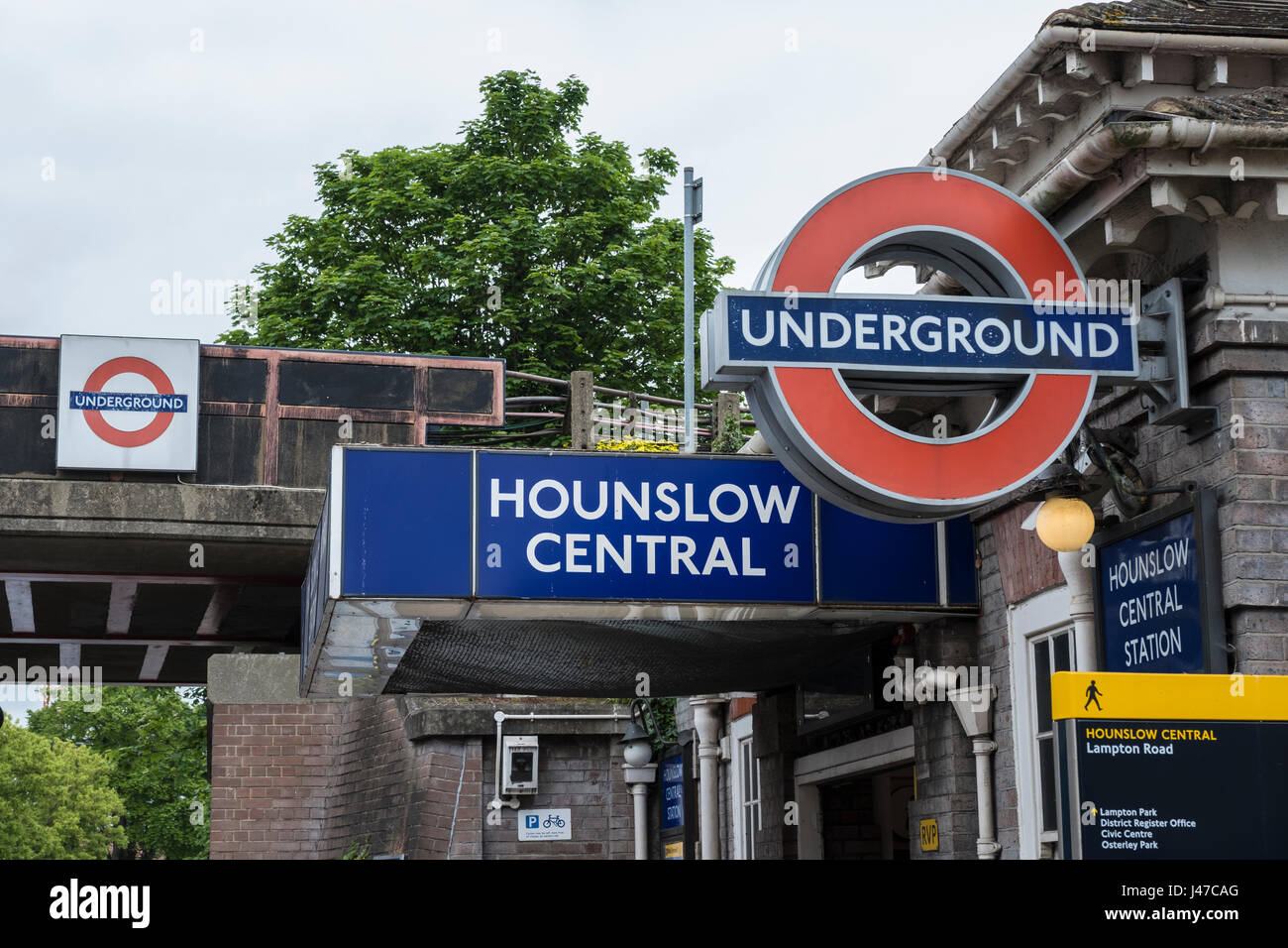 Hounslow Central station Stockfoto