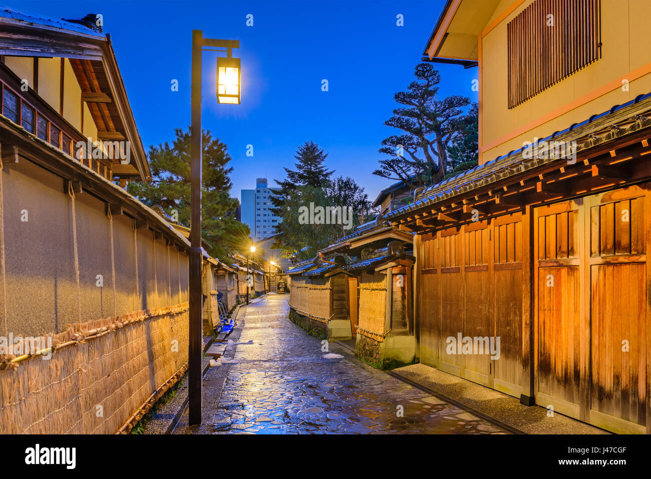 Kanazawa, Japan bei der Samurai-Bezirk. Stockfoto