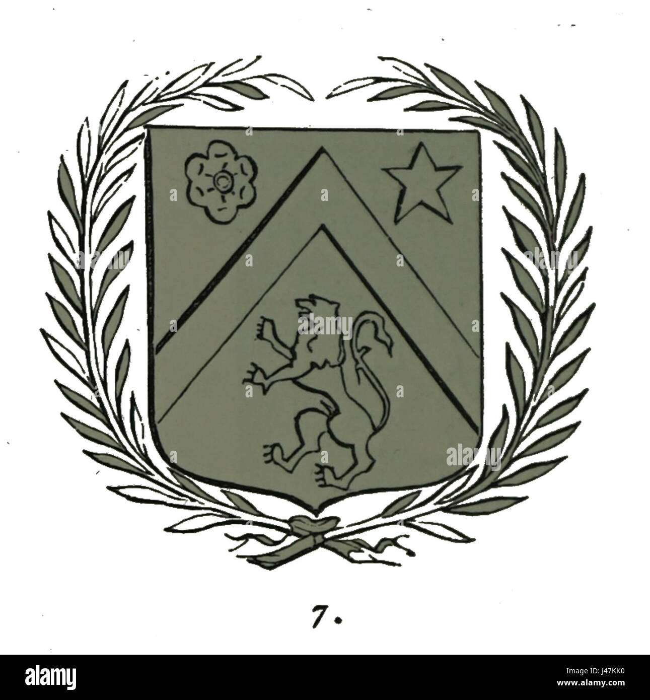 Dieses Bild bezieht sich wahrscheinlich auf das Werk von Pierre Juliot Fichot in Montreuil. Das dargestellte Kunstwerk oder Gebäude konzentriert sich auf Aspekte des architektonischen Designs oder urbaner Szenen aus Montreuil. Stockfoto