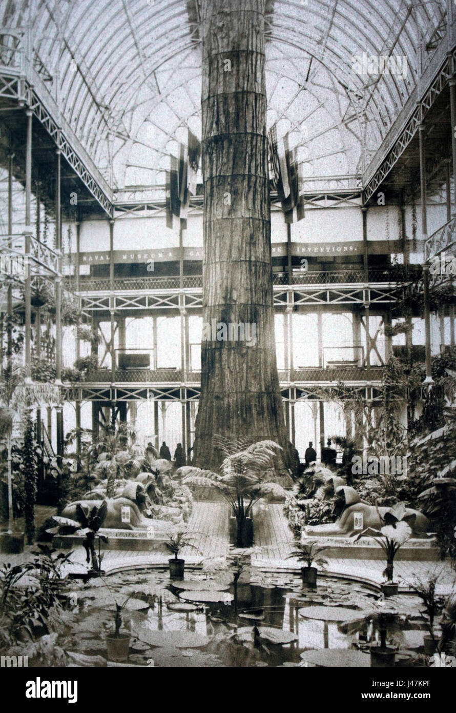 Mutter des Waldes im Londoner Crystal Palace 1859 Stockfoto