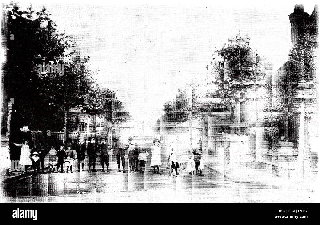 Morley Avenue 1906 Stockfoto