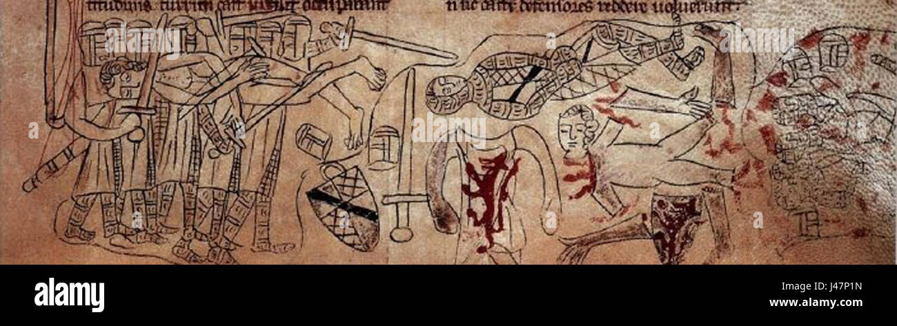 „Montfort smrt“ bezieht sich wahrscheinlich auf den Tod oder die Gedenkstätte einer Figur namens Montfort. Es könnte sich auf den historischen Tod eines heiligen oder einer prominenten Person in der Geschichte beziehen, möglicherweise verbunden mit einer religiösen oder politischen Rolle. Stockfoto