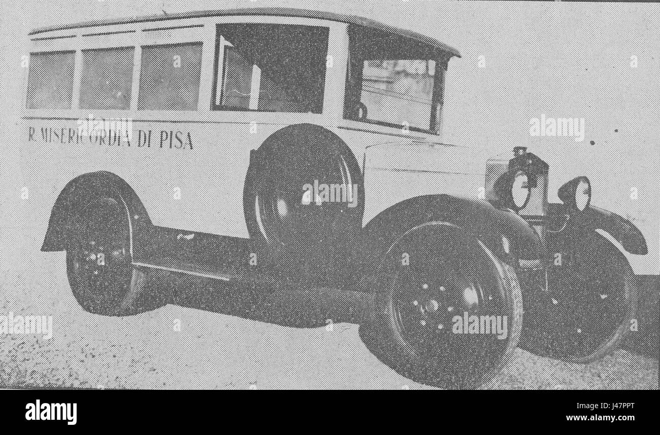 MisericPisa AmbulanzaAnni1920 Stockfoto