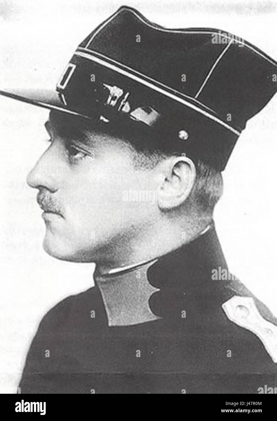 Oskar Bider 1915 Fliegertruppe Stockfoto