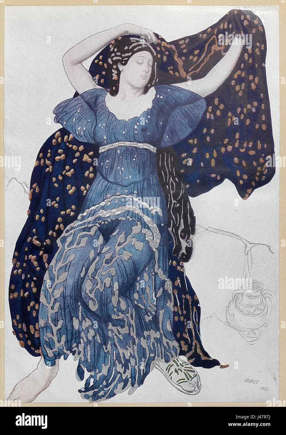 Narcisse, der Nymphe Echo Stockfoto