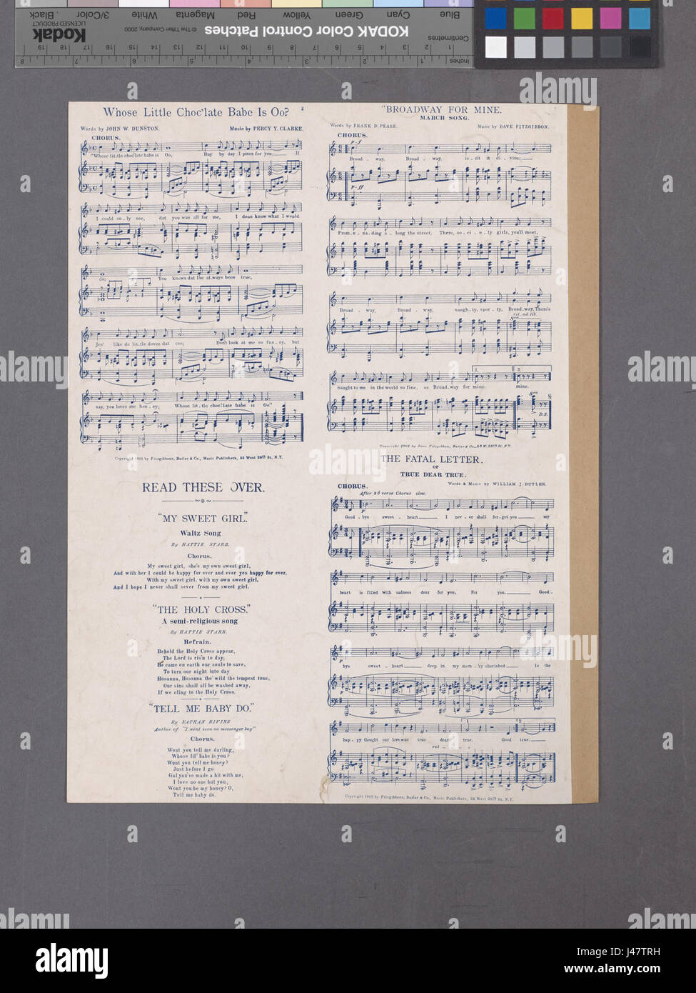 Nur Sie (NYPL Hades 1932220 1995143) Stockfoto