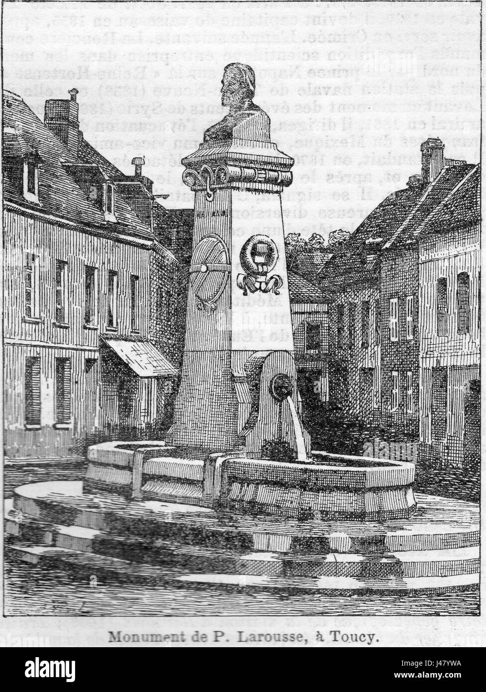 Denkmal-Larousse eine Lehrerausbildung Stockfoto