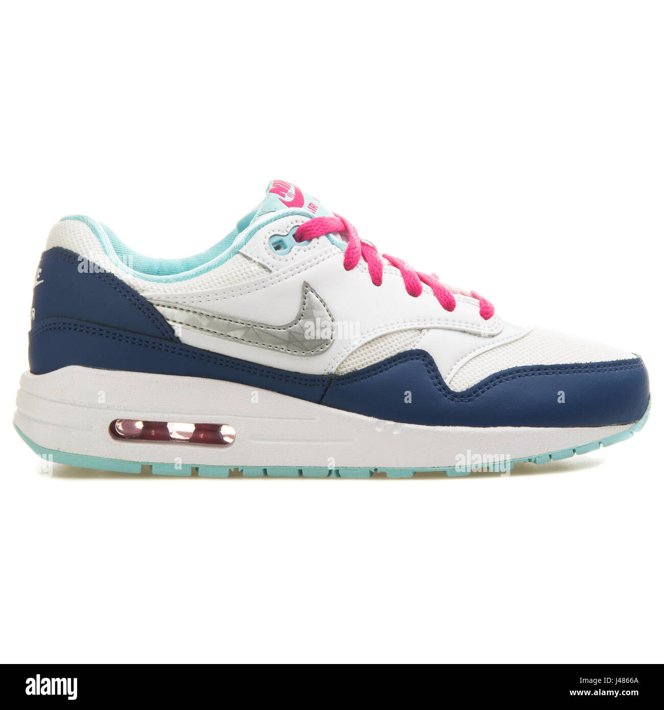 Nike Air Max 1 (GS) - 653653-100 Stockfoto