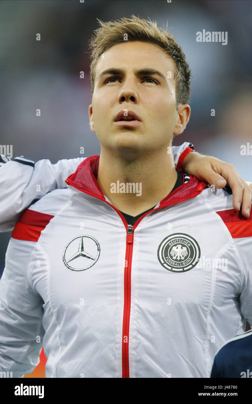 MARIO GOTZE Deutschland BAYERN München & FC BAYERN München HAMPDEN PARK GLASGOW Schottland 7. September 2015 Stockfoto