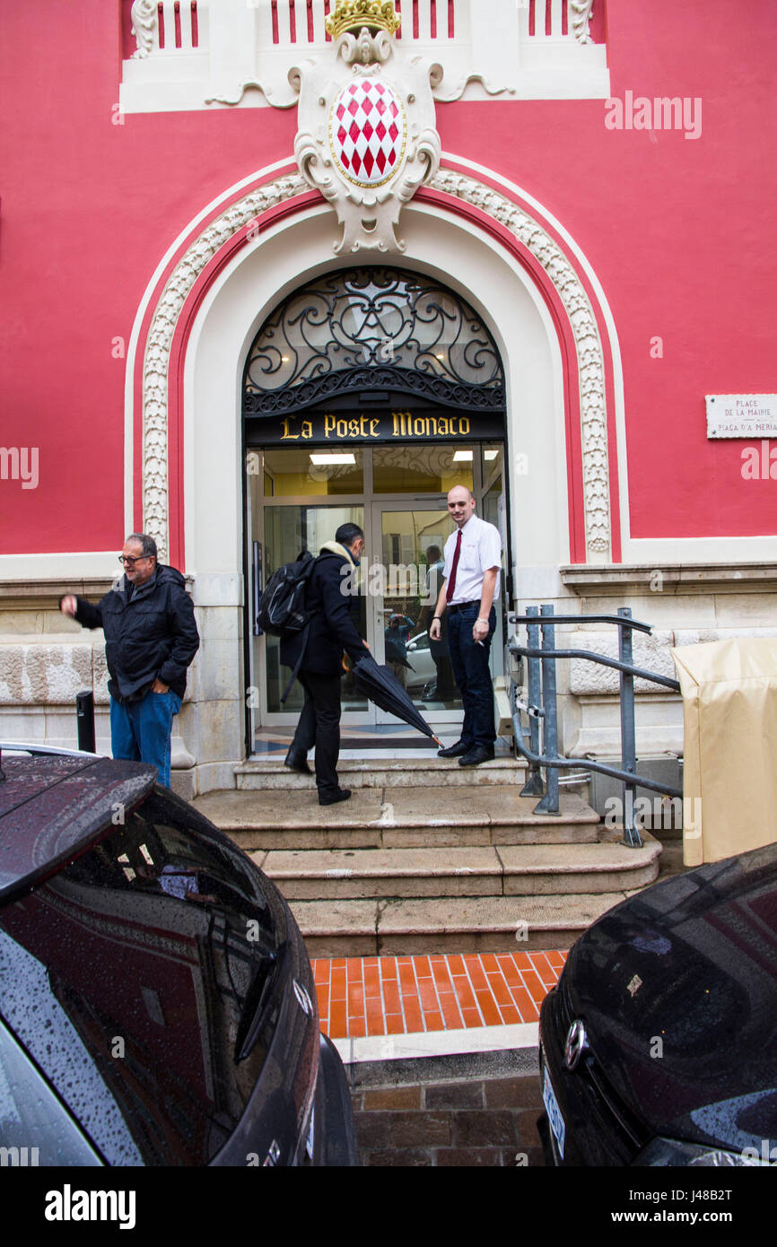 Der Monte Carlo Post, Monte Carlo, Monaco. Stockfoto