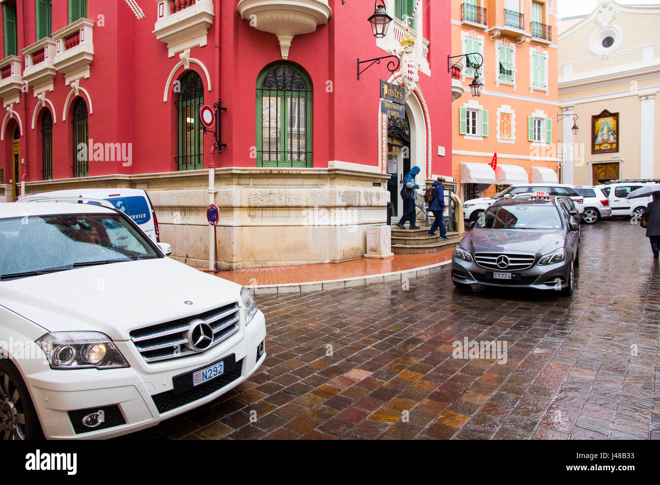 Der Monte Carlo Post, Monte Carlo, Monaco. Stockfoto