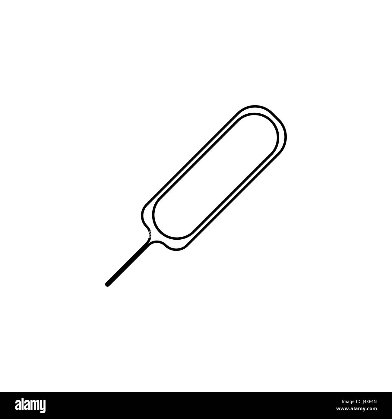 Sünde-Öffner-Pin-Symbol Stockfoto