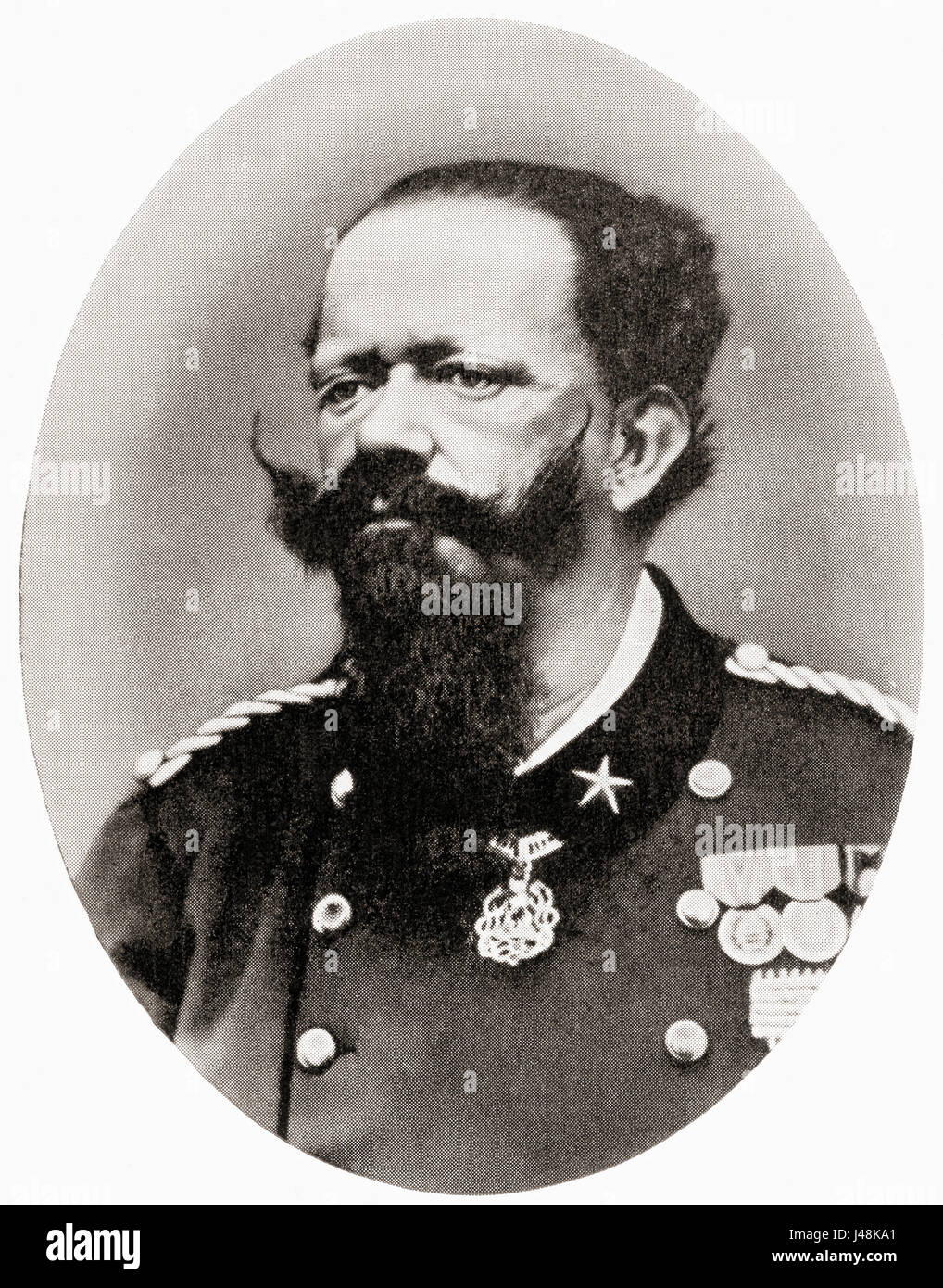 Victor Emmanuel II, 1820-1878. König von Sardinien-Piemont, der erste König des Vereinigten Italiens wurde.  Hutchinson Geschichte der Nationen veröffentlichte 1915. Stockfoto