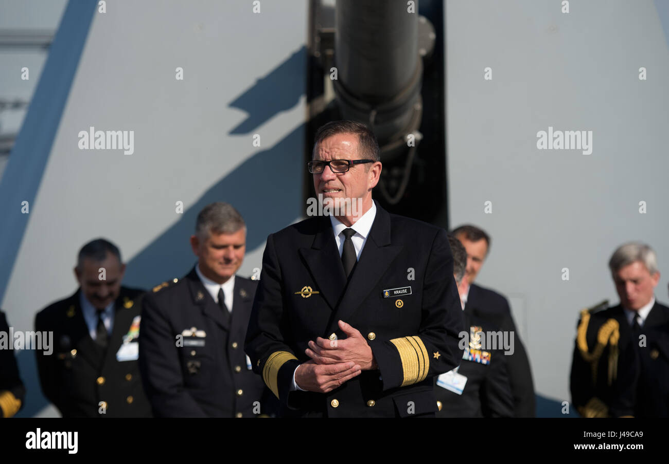 Hamburg, Deutschland. 11. Mai 2017. Andreas Krause, Vizeadmiral und