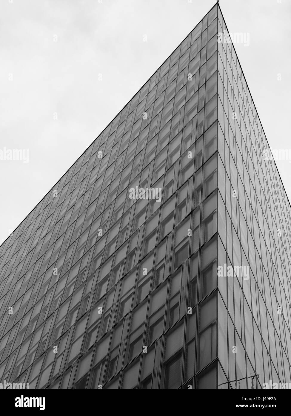 Niedrigen Winkel Blick auf Architektur Gebäude außen Stockfoto