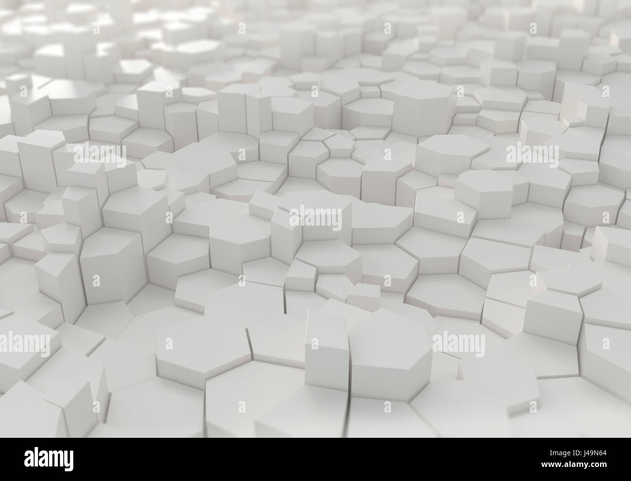 3D Hintergrund - Abstrakt 3D Illustration Stockfoto