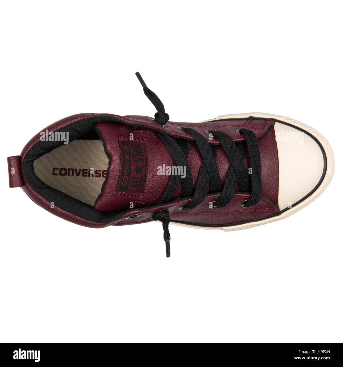 Converse Chuck Taylor All Star Street tief Bordeaux - 650074C Stockfoto