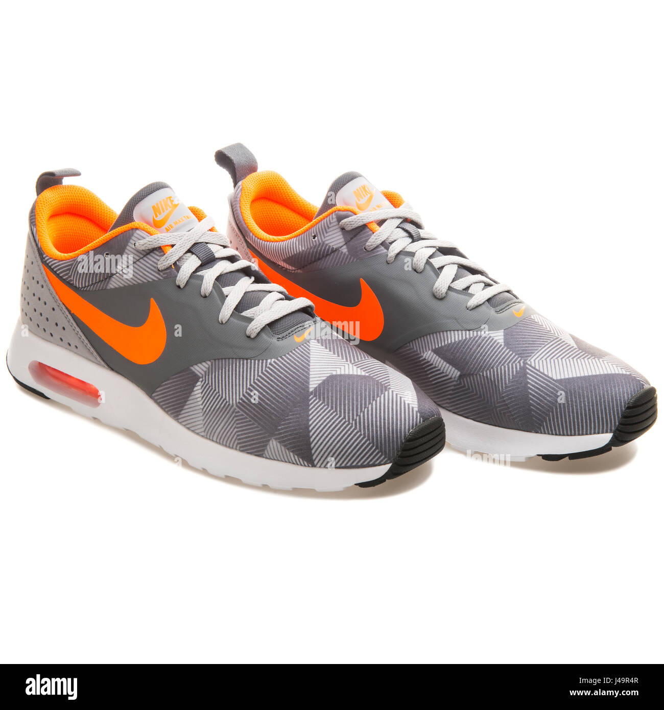 Nike Air Max Tavas drucken dunkel grau Orange - 742781-018 Stockfoto