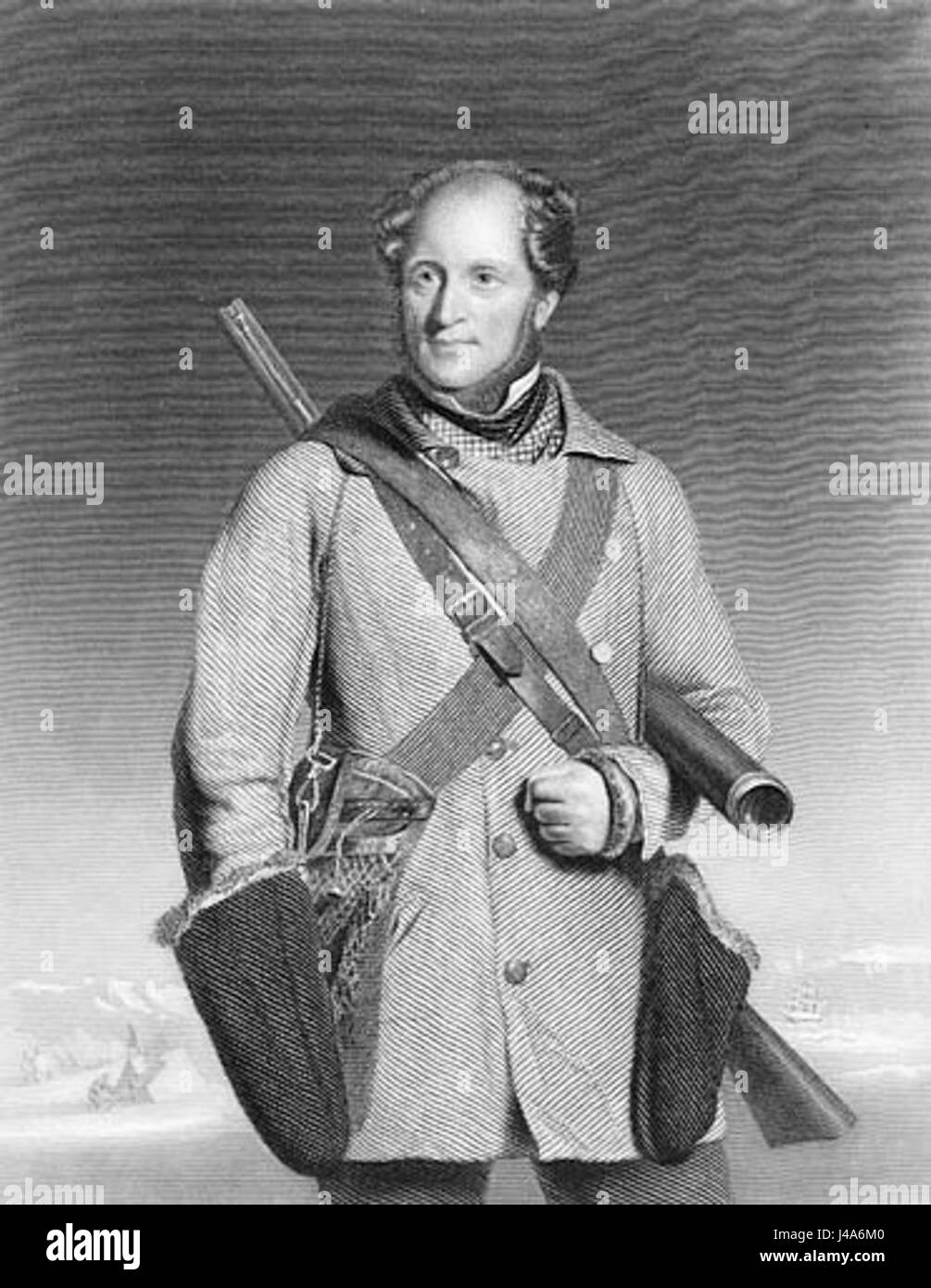 Robert McClure war ein britischer Marineoffizier und Entdecker, der vor allem für seine Beiträge zur Erforschung der Arktis bekannt war. Er ist bekannt für seine Entdeckung der Nordwestpassage durch die Arktis. Stockfoto
