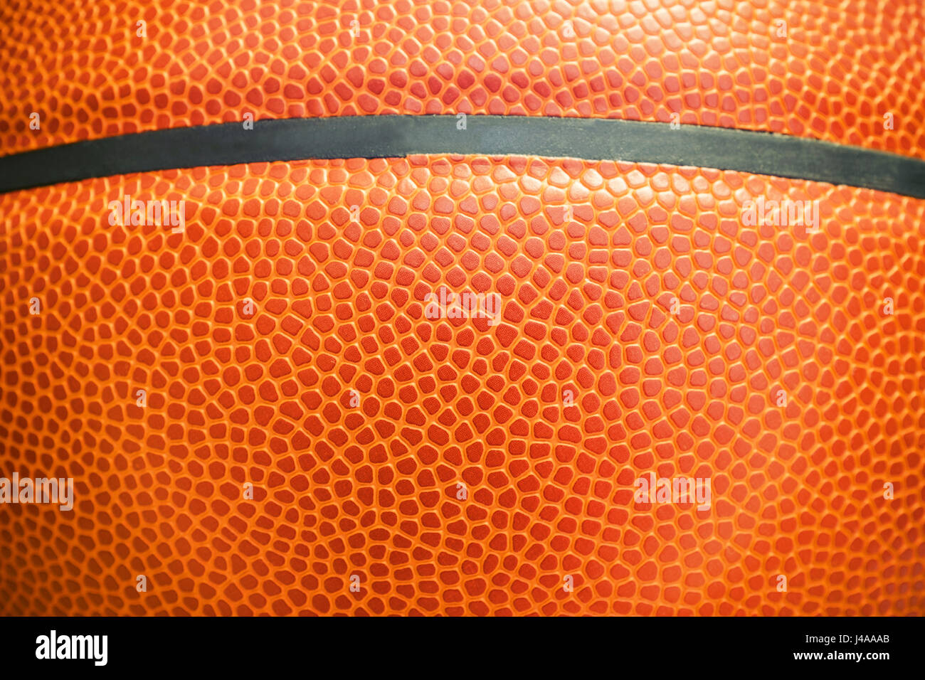 Nahaufnahme Detail der Basketball Ball Textur Hintergrund Stockfoto