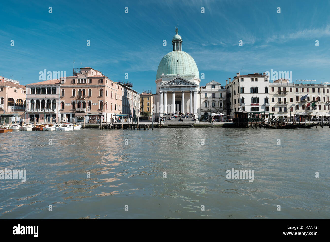 Kirche San Simeone Piccolo in Venedig Italien Stockfoto