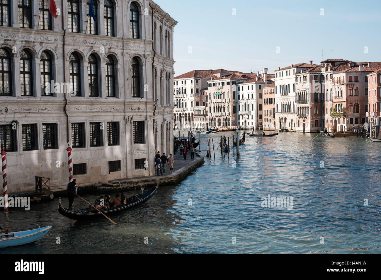 Canal grande in Venedig Stockfoto