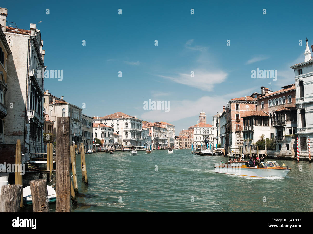 Canal grande in Venedig Stockfoto